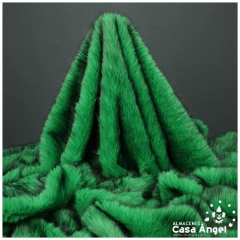 TELA DE PELO VERDE DE PUNTA NEGRA SERIE ASANI 150cm