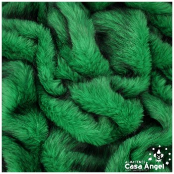 TELA DE PELO VERDE DE PUNTA NEGRA SERIE ASANI 150cm