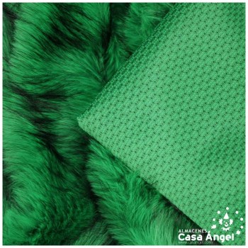 TELA DE PELO VERDE DE PUNTA NEGRA SERIE ASANI 150cm