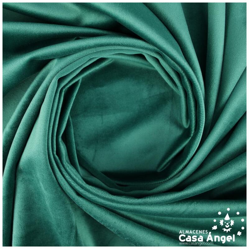 TERCIOPELO MATE VERDE BOTELLA SERIE ANANDA 150cm