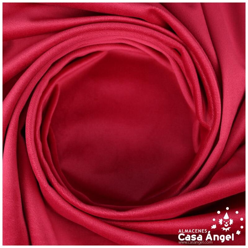 TERCIOPELO MATE ROJO SERIE ANANDA 150cm