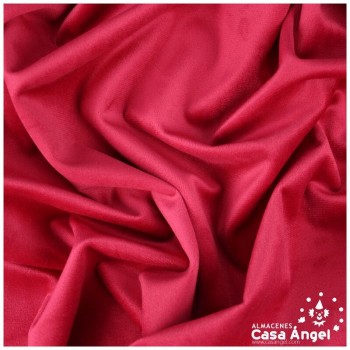 TERCIOPELO MATE ROJO SERIE ANANDA 150cm