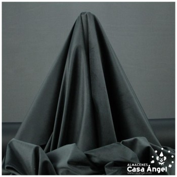 TERCIOPELO MATE NEGRO SERIE ANANDA 150cm
