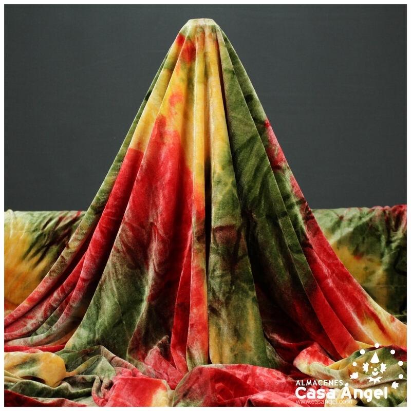 TERCIOPELO ELÁSTICO DEGRADÉ PIMIENTOS SERIE JALEO 150cm