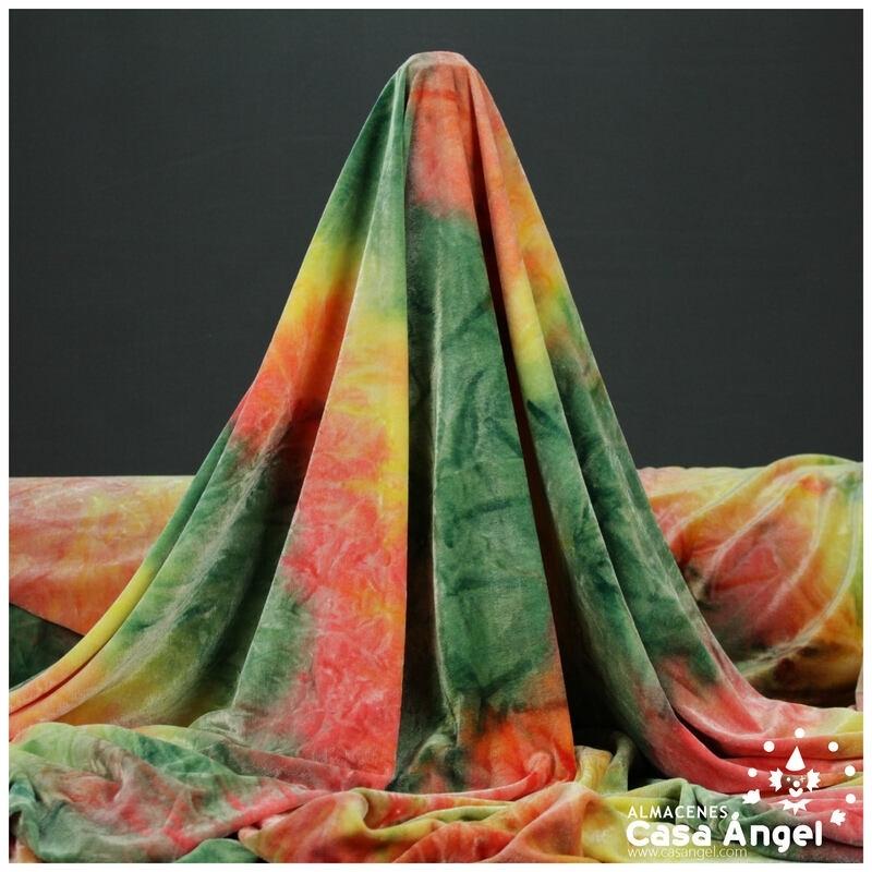 TERCIOPELO ELÁSTICO DEGRADÉ RASTAFARI SERIE JALEO 150cm