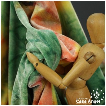 TERCIOPELO ELÁSTICO DEGRADÉ RASTAFARI SERIE JALEO 150cm