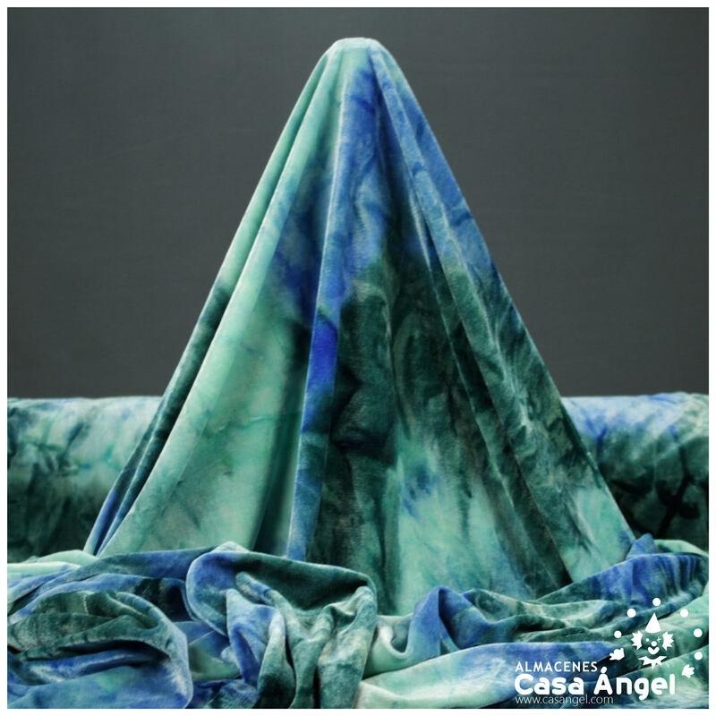 TERCIOPELO ELÁSTICO DEGRADÉ OCÉANO SERIE JALEO 150cm
