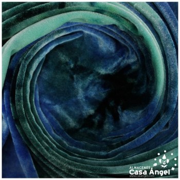 TERCIOPELO ELÁSTICO DEGRADÉ OCÉANO SERIE JALEO 150cm