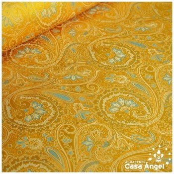 BROCADO CACHEMIR ORO SERIE BAZAR 150cm