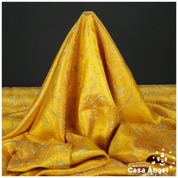 BROCADO CACHEMIR ORO SERIE BAZAR 150cm