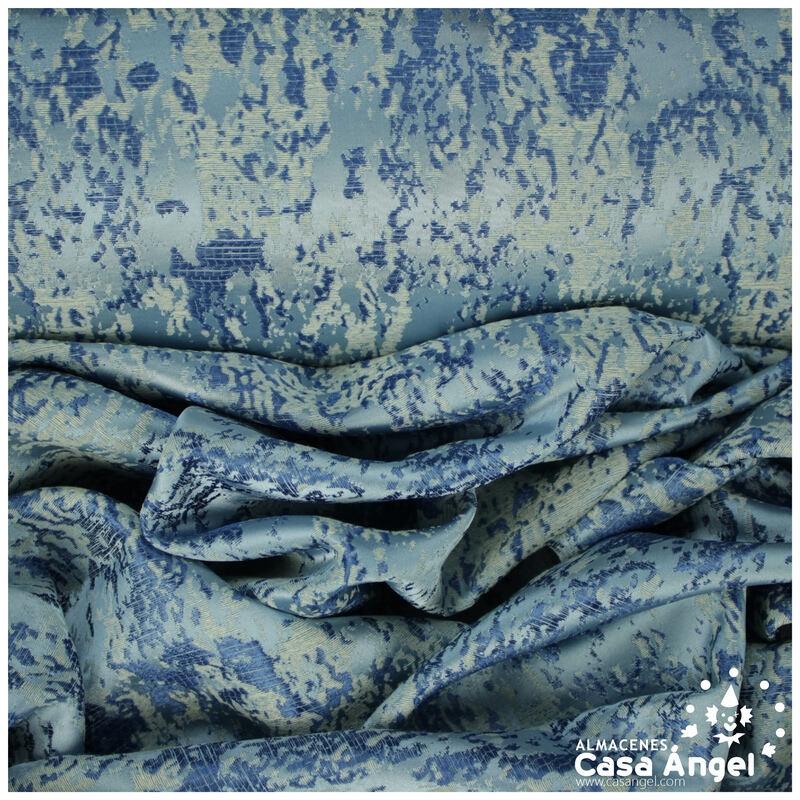 BROCADO CELESTE TEXTURA ABSTRACTA SERIE ZAMBRA 280cm