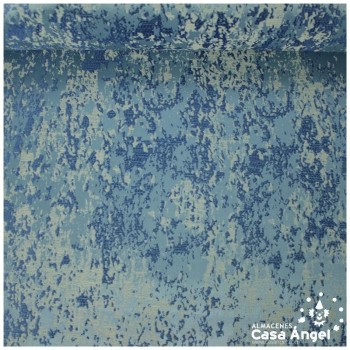 BROCADO CELESTE TEXTURA ABSTRACTA SERIE ZAMBRA 280cm
