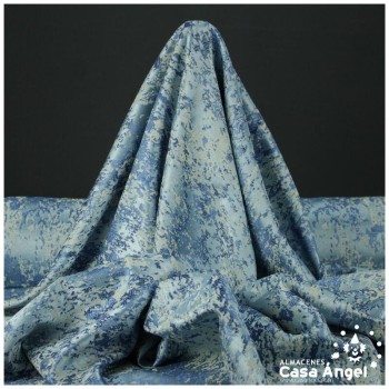 BROCADO CELESTE TEXTURA ABSTRACTA SERIE ZAMBRA 280cm