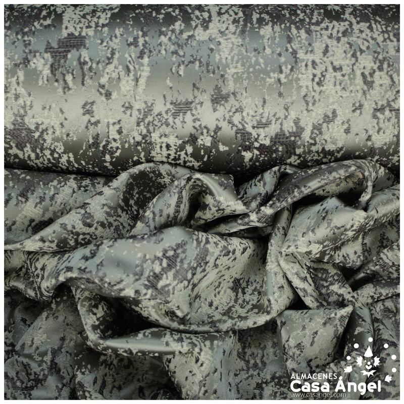 BROCADO GRIS PIEDRA TEXTURA ABSTRACTA SERIE ZAMBRA 280cm