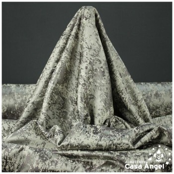 BROCADO GRIS PIEDRA TEXTURA ABSTRACTA SERIE ZAMBRA 280cm