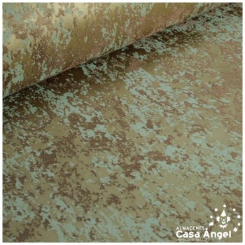 BROCADO VERDE CAZA TEXTURA ABSTRACTA SERIE ZAMBRA 280cm