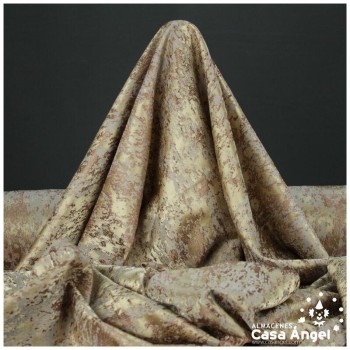 BROCADO BEIGE TEXTURA ABSTRACTA SERIE ZAMBRA 280cm