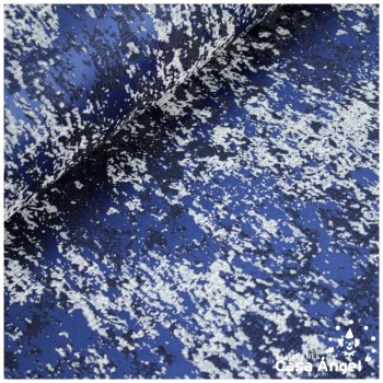 BROCADO AZUL ROYAL TEXTURA ABSTRACTA SERIE ZAMBRA 280cm