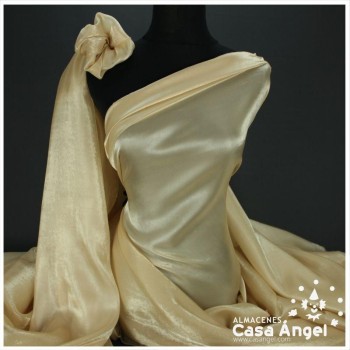 ORGANZA CRISTAL CHAMPÁN SERIE LUCILLE 150cm