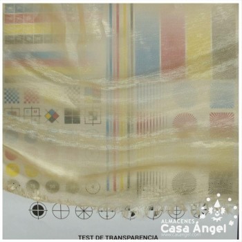 ORGANZA CRISTAL CHAMPÁN SERIE LUCILLE 150cm