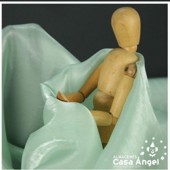 ORGANZA CRISTAL VERDE AGUA SERIE LUCILLE 150cm