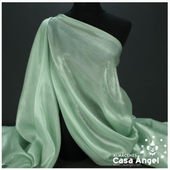 ORGANZA CRISTAL VERDE AGUA SERIE LUCILLE 150cm