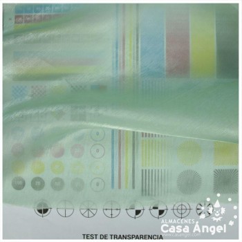 ORGANZA CRISTAL VERDE AGUA SERIE LUCILLE 150cm