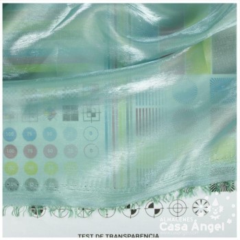 ORGANZA CRISTAL VERDE EMPOLVADO SERIE LUCILLE 150cm