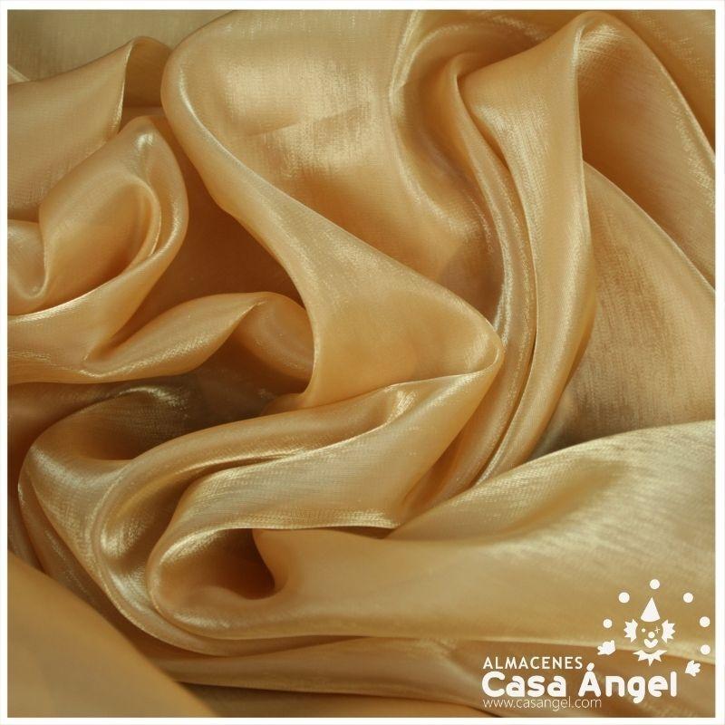 ORGANZA CRISTAL COLOR ORO SERIE LUCILLE 150cm