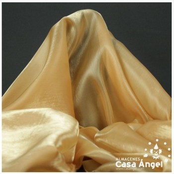 ORGANZA CRISTAL COLOR ORO SERIE LUCILLE 150cm