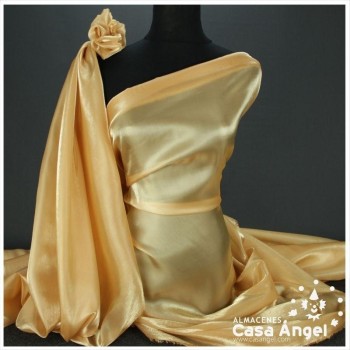 ORGANZA CRISTAL COLOR ORO SERIE LUCILLE 150cm
