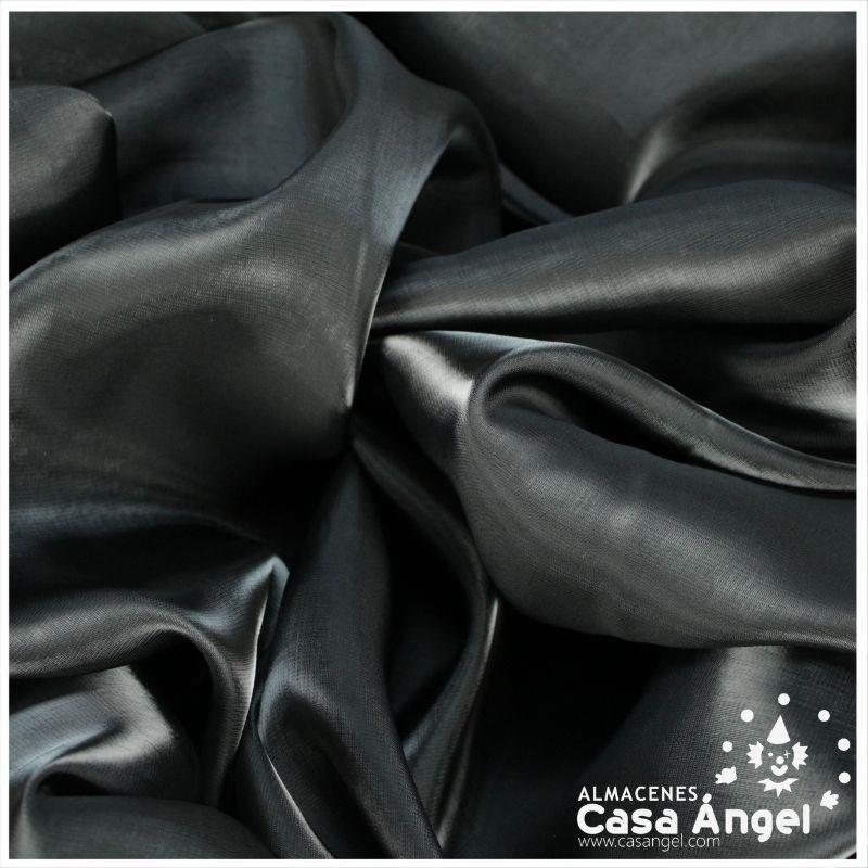 ORGANZA CRISTAL NEGRA SERIE LUCILLE 150cm