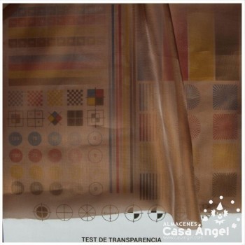 ORGANZA CRISTAL MARRÓN SERIE LUCILLE 150cm