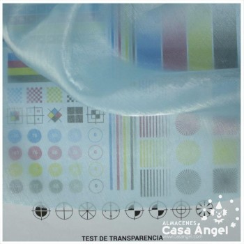 ORGANZA CRISTAL CELESTE SERIE LUCILLE 150cm