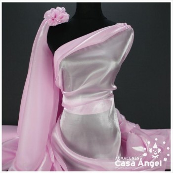 ORGANZA CRISTAL ROSA PÁLIDO SERIE LUCILLE 150cm