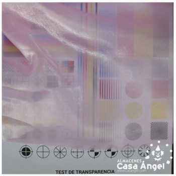ORGANZA CRISTAL ROSA PÁLIDO SERIE LUCILLE 150cm