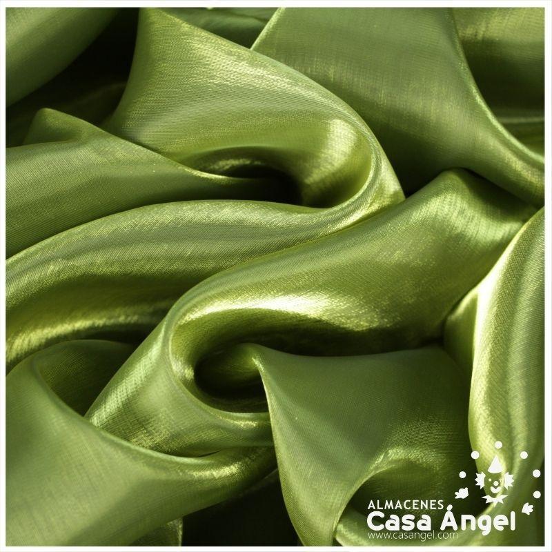 ORGANZA CRISTAL VERDE CAZA SERIE LUCILLE 150cm