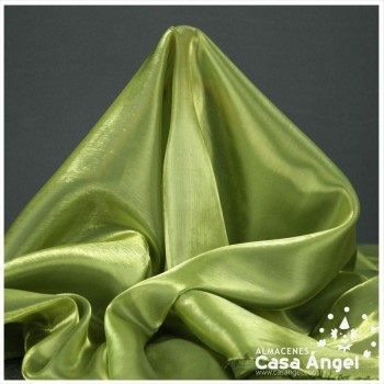 ORGANZA CRISTAL VERDE CAZA SERIE LUCILLE 150cm