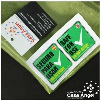 ORGANZA CRISTAL VERDE CAZA SERIE LUCILLE 150cm