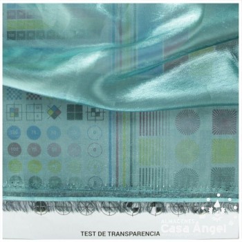 ORGANZA CRISTAL TURQUESA SERIE LUCILLE 150cm