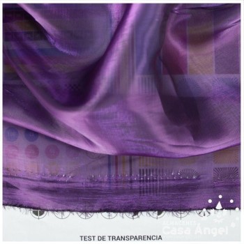 ORGANZA CRISTAL MORADO SERIE LUCILLE 150cm