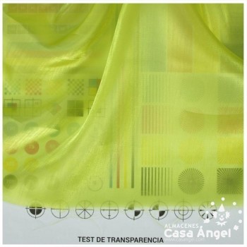 ORGANZA CRISTAL COLOR LIMA SERIE LUCILLE 150cm