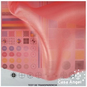 ORGANZA CRISTAL ROSA SERIE LUCILLE 150cm