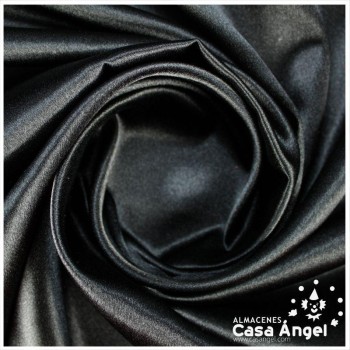 CRESPÓN CON BRILLO COLOR NEGRO SERIE GLANZ 150cm