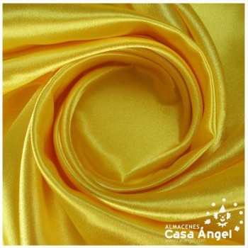 CRESPÓN CON BRILLO COLOR AMARILLO SERIE GLANZ 150cm