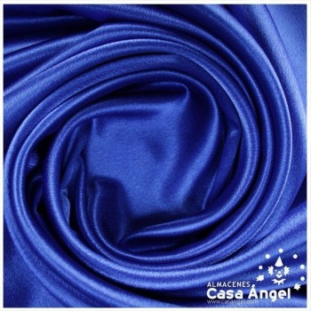 CRESPÓN ELÁSTICO CON BRILLO COLOR AZUL ROYAL SERIE GLANZ 150cm