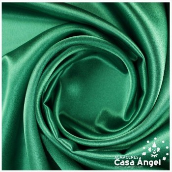 CRESPÓN ELÁSTICO CON BRILLO COLOR VERDE SERIE GLANZ 150cm