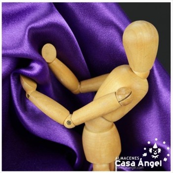 CRESPÓN CON BRILLO COLOR MORADO SERIE GLANZ 150cm
