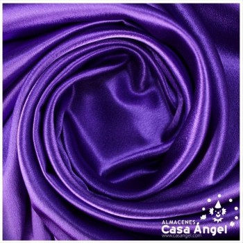 CRESPÓN ELÁSTICO CON BRILLO COLOR MORADO SERIE GLANZ 150cm