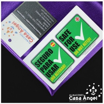 CRESPÓN ELÁSTICO CON BRILLO COLOR MORADO SERIE GLANZ 150cm